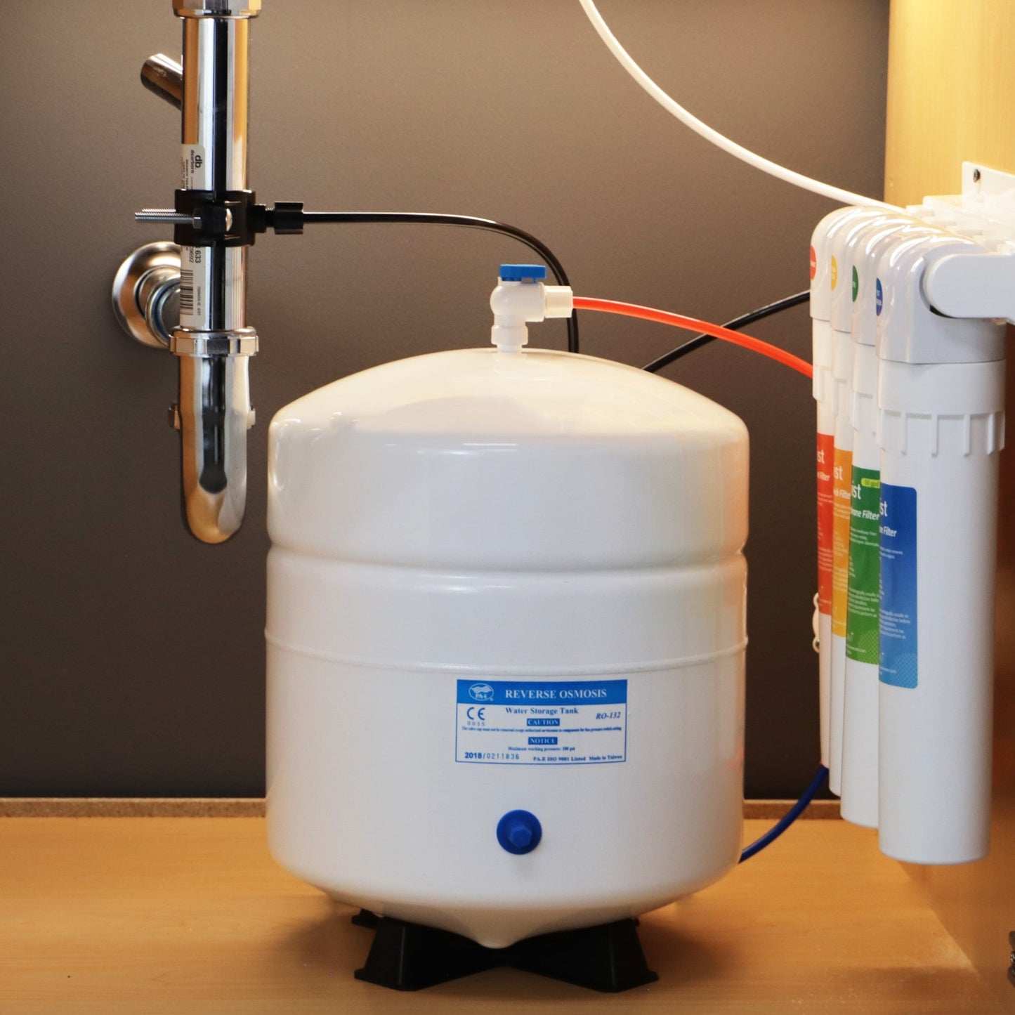 AQUAVI Water Filter Reverse Osmosis 4-Stage TWIST RO ALKA Undersink