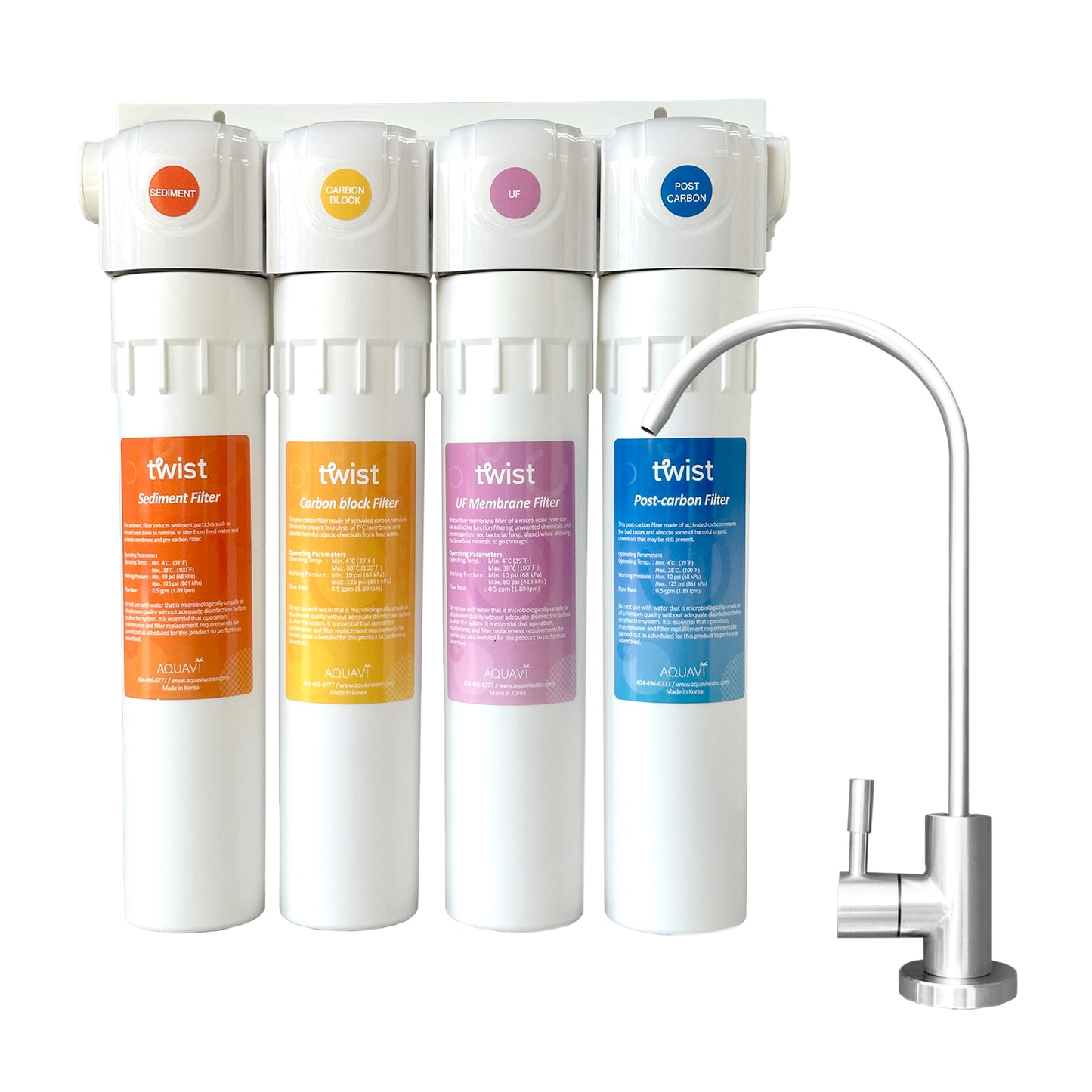AQUAVI Water Filter AQUAVI Twist Granular Activated Carbon Filter 11"