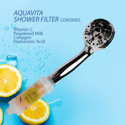 AQUAVITA Neon Citrus Shower Filter