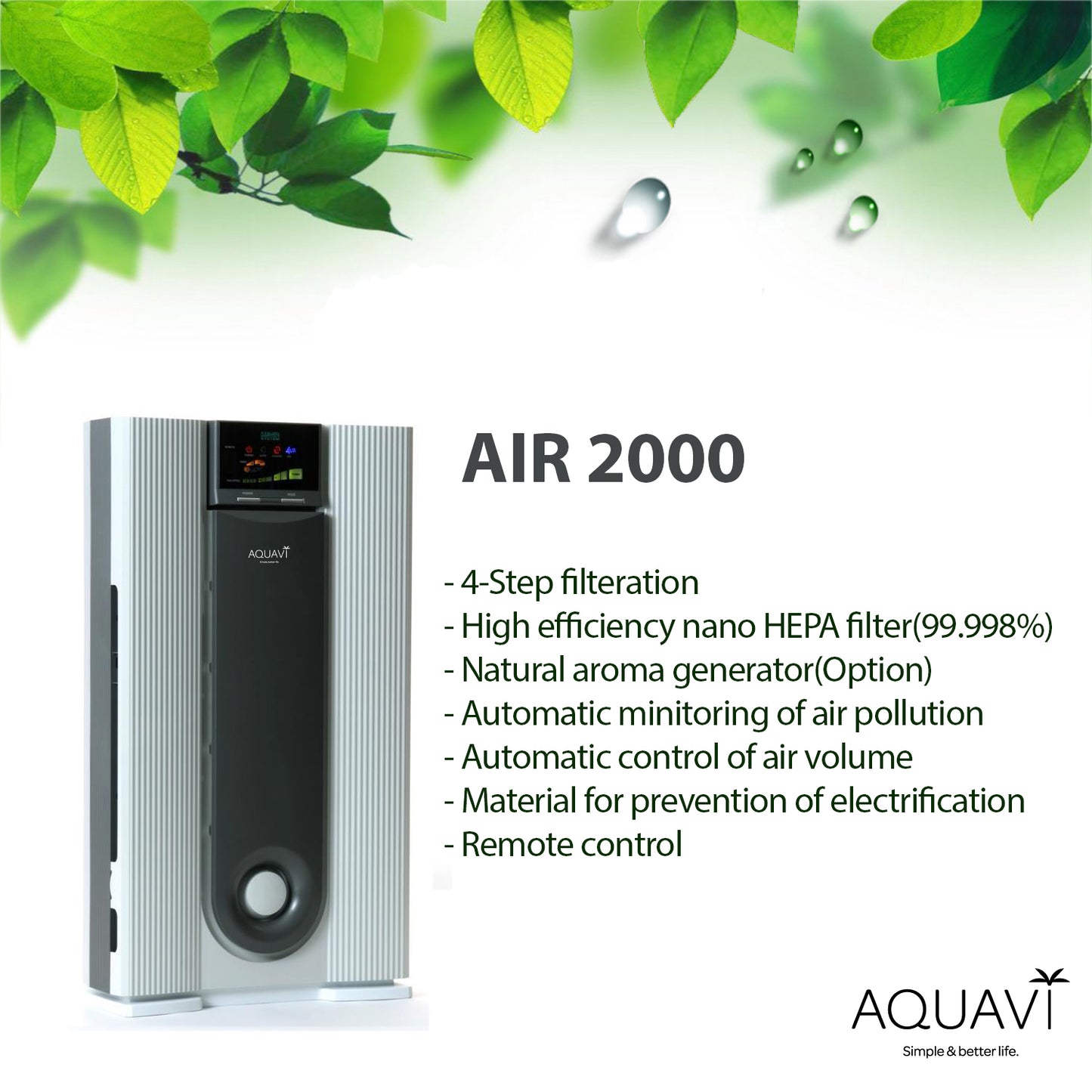 AQUAVI Air 2000 Rental (Refurbished)