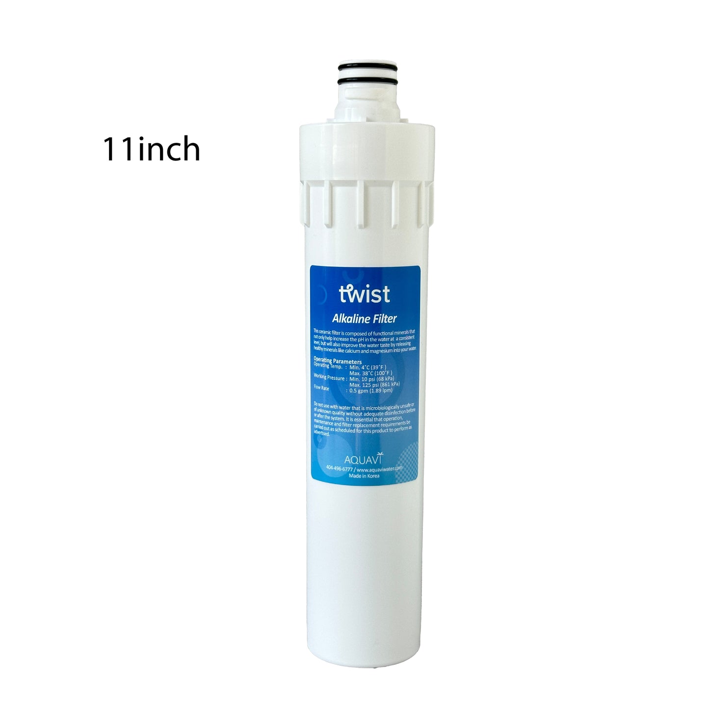 AQUAVI Water Filter AQUAVI Twist Alkaline pH Filter 11"